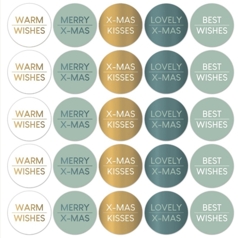 Kadostickers | Kerstwensen cool